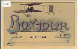 Bonjour de Finhaut - Flugzeug