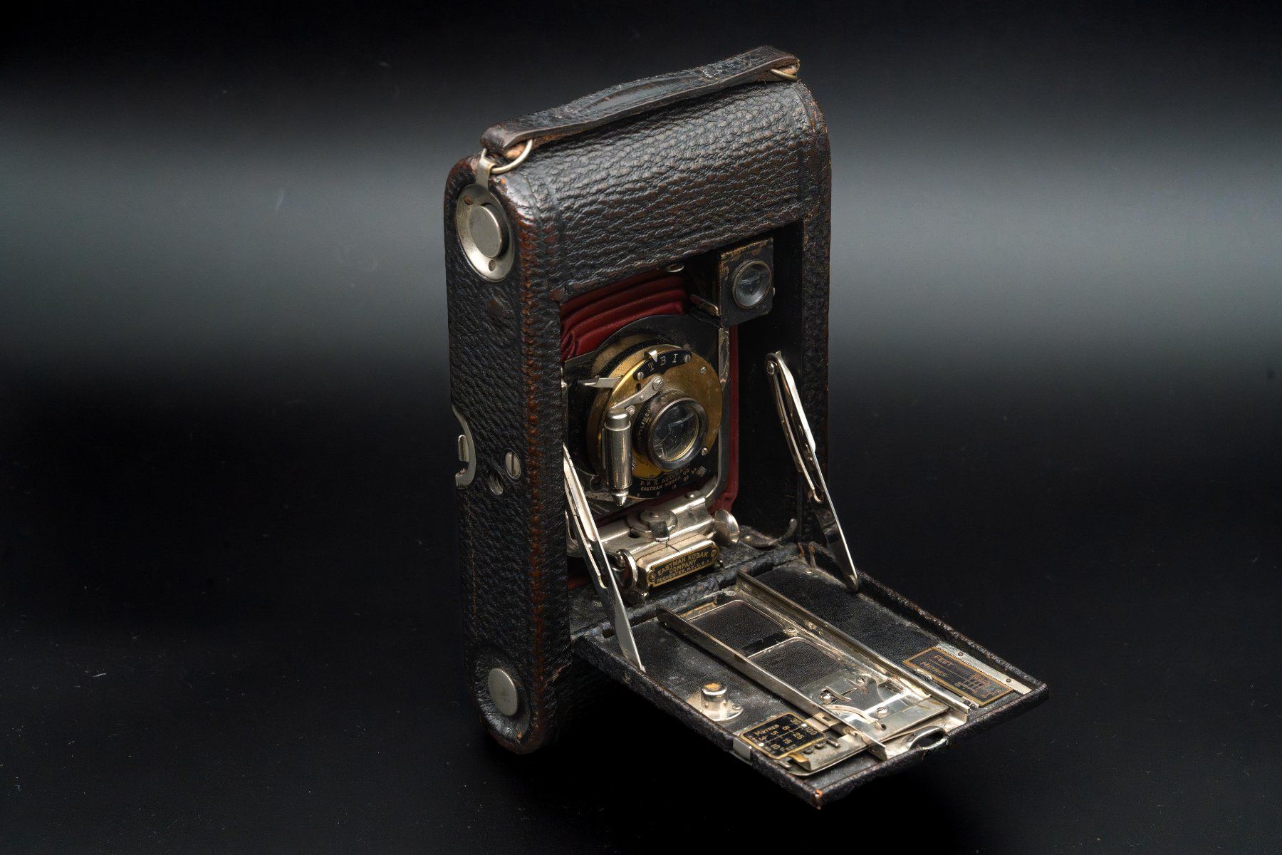Kodak Fotocamera: Kodak No.3 Folding Pocket Camera Model E2 Bausch Lomb Shutte – Usato da Bern venduto da Shutter-Palace 5
