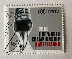 Nr.1301 EISHOCKEY-WELTMEISTERSCHAFT 2009 GESTEMPELT  