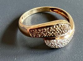 Gold-Ring 9K mit evtl. Diamanten