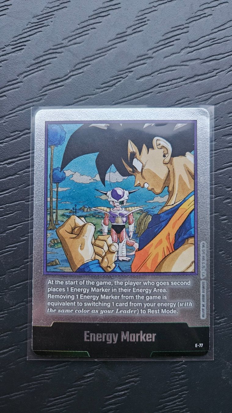 Bandai Carte collezionabili: DB Fusion World Energy Marker E-77 Silver EN – Usato da Stetten AG venduto da Kiosk56 1