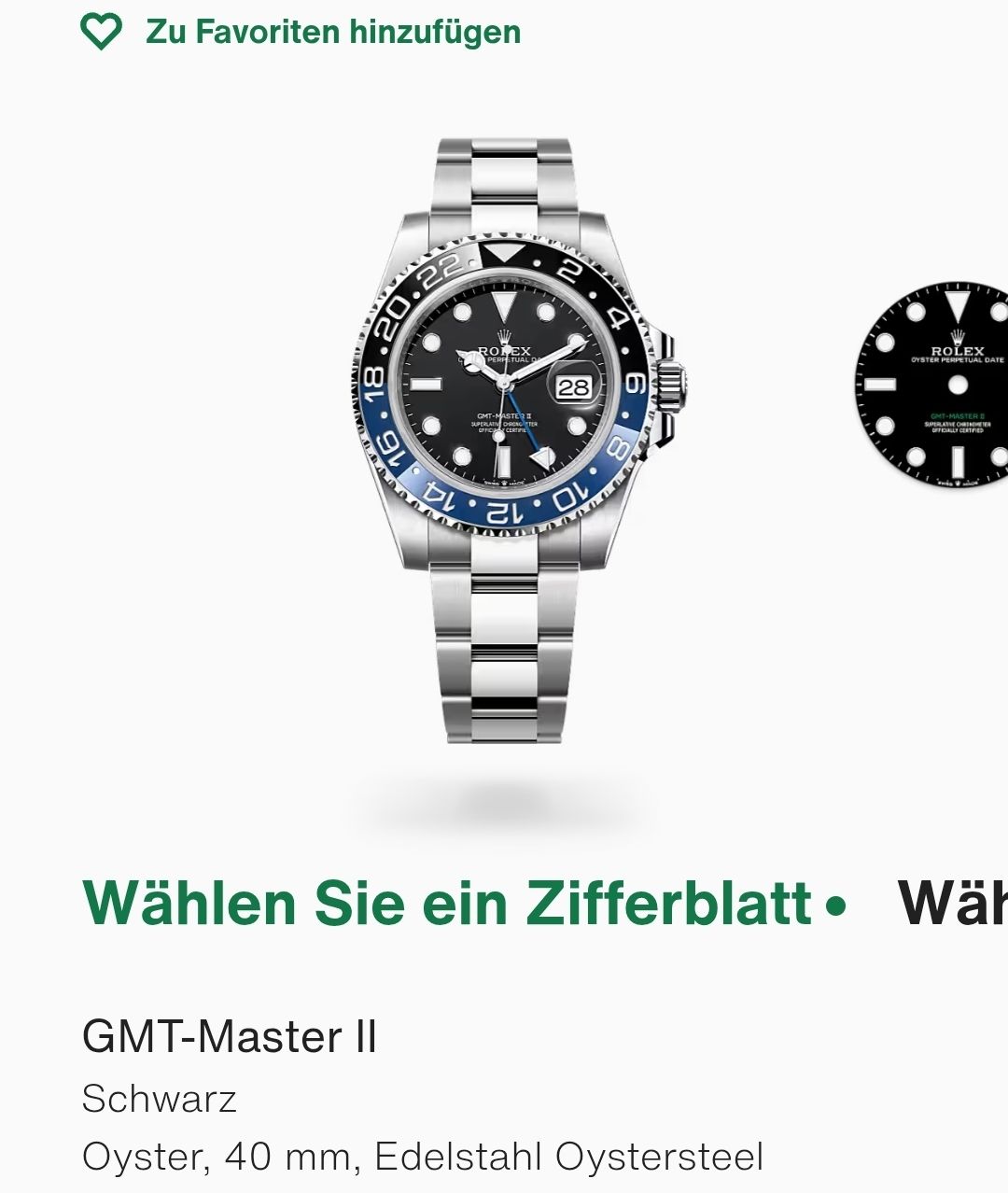 Rolex Uhren: Rolex Batman – Neu und originalverpackt aus Schaffhausen von SH1992