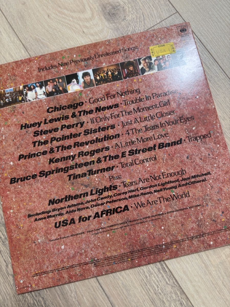 Dischi in vinile: Mit Michael jackson "We Are The World" Vinyl Single & LP – Usato da Sarmenstorf venduto da Nathaliie_21 4