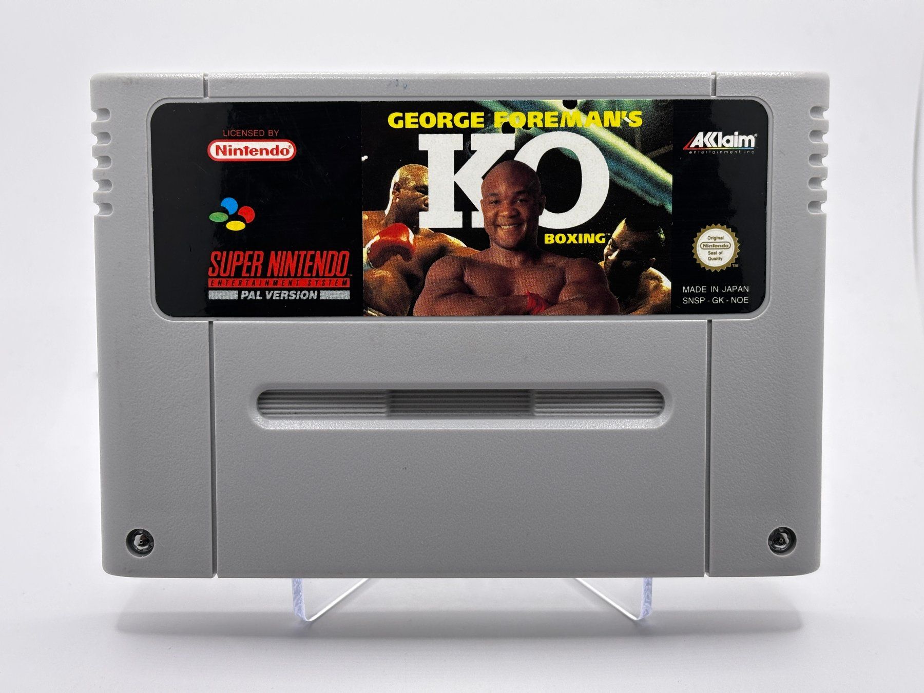 Nintendo Giochi: SNES - George Foremans KO Boxing – Usato da Allschwil venduto da Bullach