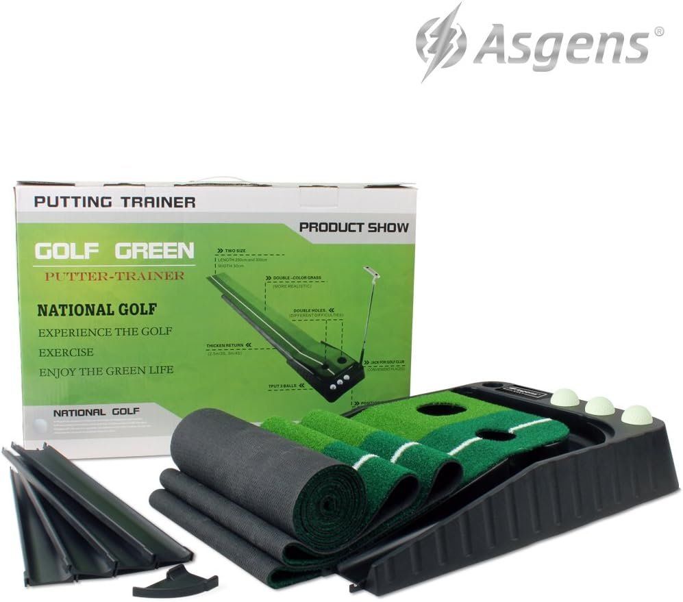 Mazze & Set: Puttingmatte Golfmatte Putting Trainer mit Ballrückgabe – Nuovo e nell'imballaggio originale da Herisau venduto da Zevora 6