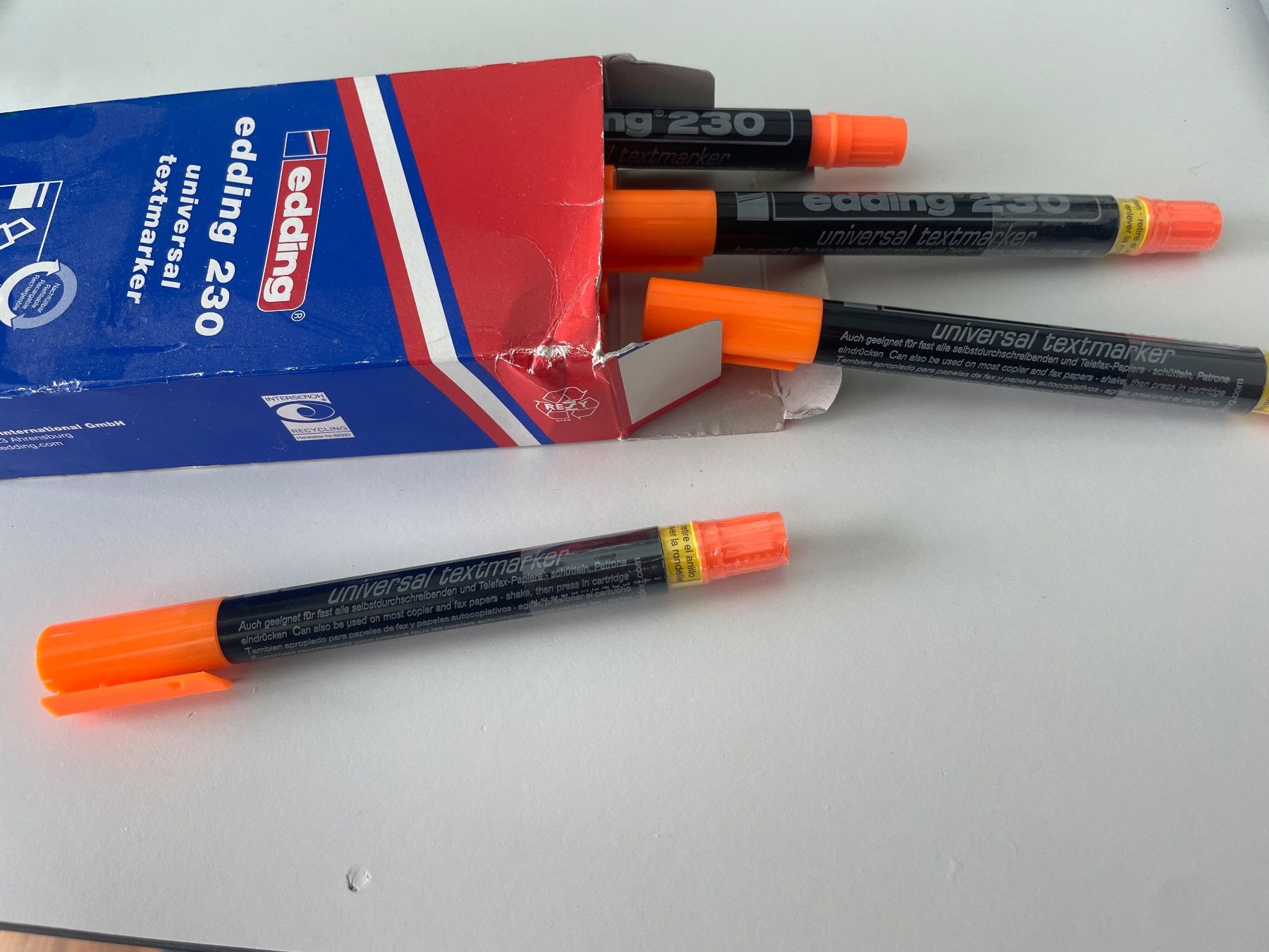 Edding Penna & Evidenziatori: Edding textmarker universal 10 stk verpackt – Nuovo (secondo la descrizione) da stüsslingen venduto da Aless14