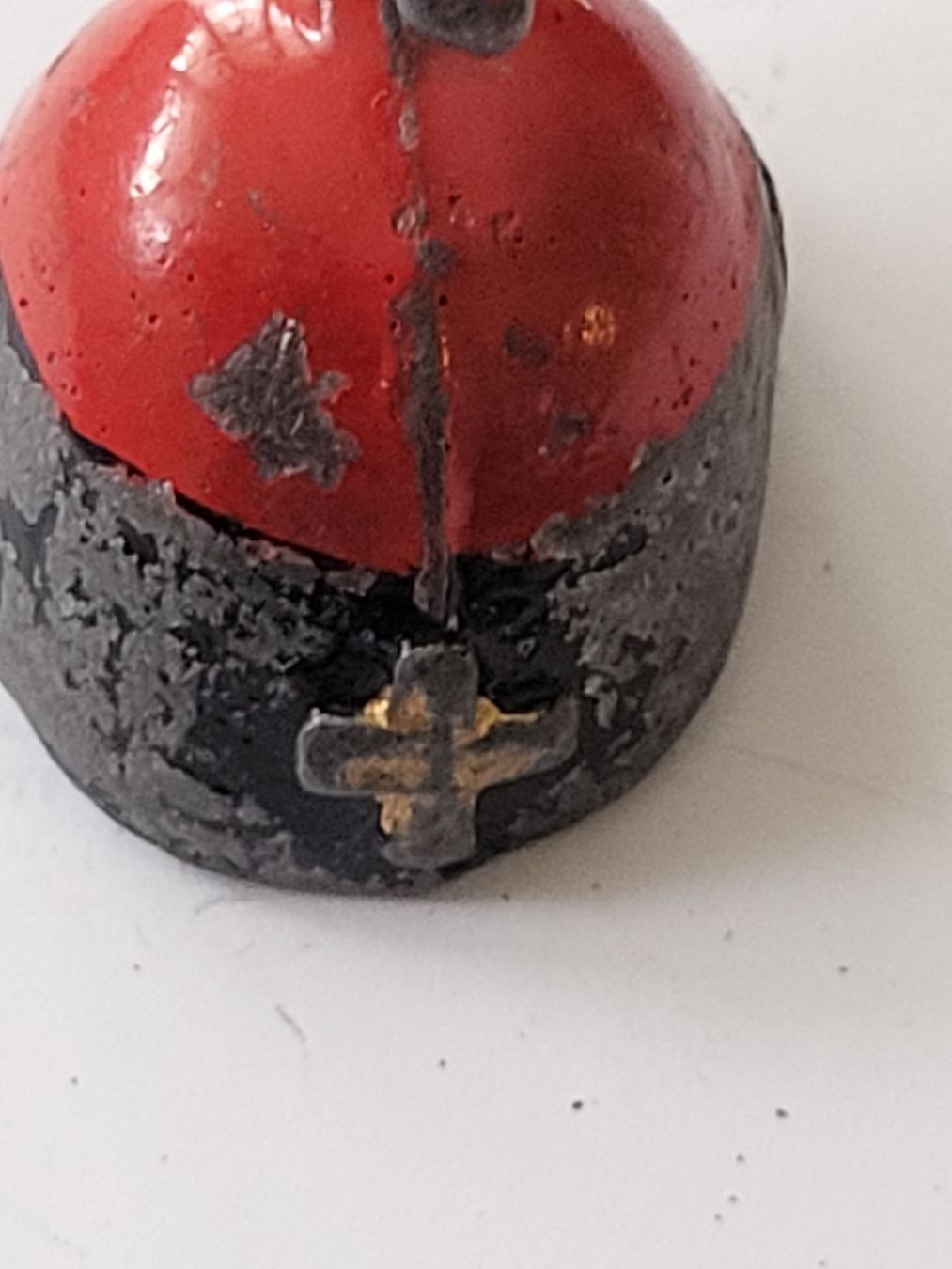 Vêtements & accessoires anciens: antiker miniatur Helm Militär – D'occasion à nunningen par mic_88k2 3