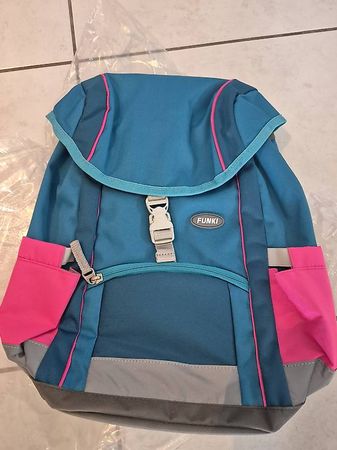 Funki A4 Kinderrucksack Mono-Turquoise neu