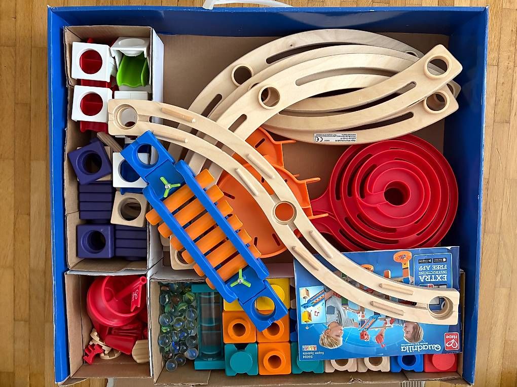 Hape Giocattoli: Hape Quadrilla /Super Spirals 79 Teile – Usato da Hergiswil NW venduto da MiTerwi 1