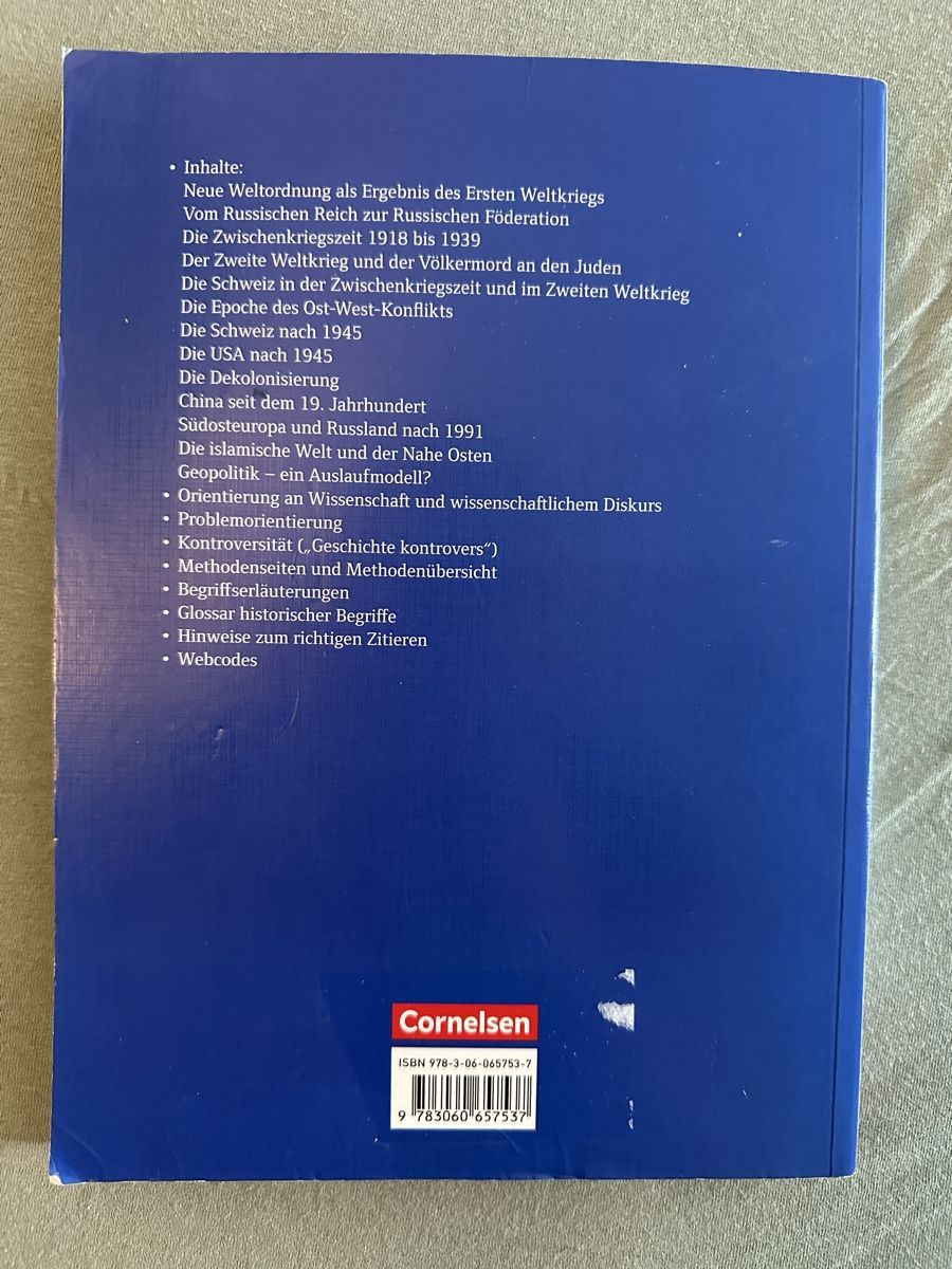 Livres: Schweizer Geschichtsbuch 3/4 Cornelsen gebraucht – D'occasion à Dietlikon par nad_rxx7 1