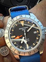 Seestern GMT Automatic – Explorer II Hommage mit NATO-Band