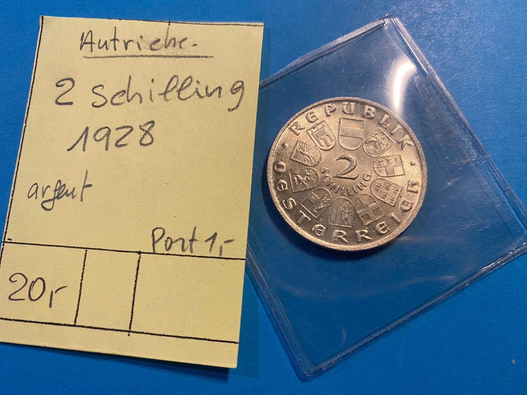 Tutti le monete: Autriche : 2 SCHILLING 1928 – Usato da genève venduto da GEnumist