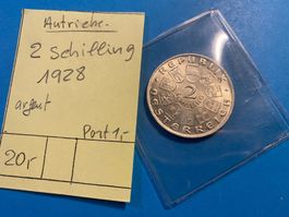 Autriche : 2 SCHILLING 1928