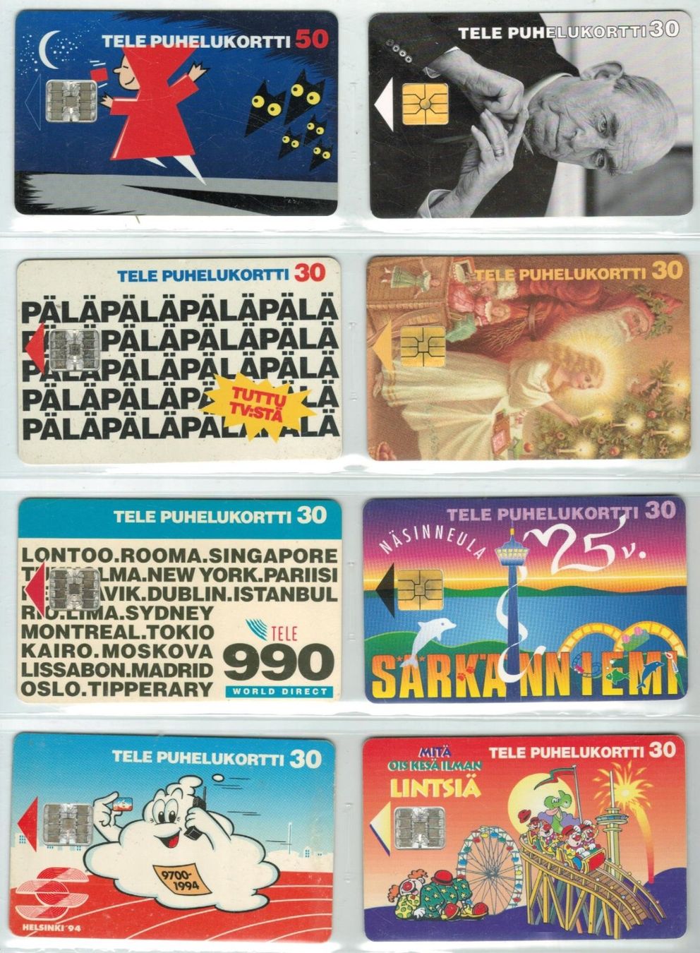 Telefon- & Taxkarten: 8 Telefonkarten Finnland – Gebraucht aus Zürich von tol_b7c7