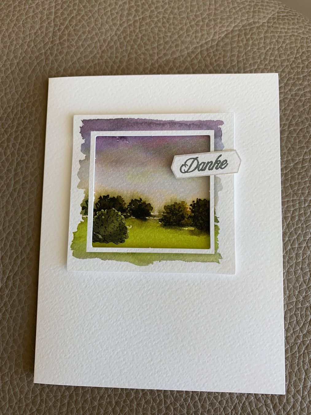 Cartoline: Handgemachte Dankeskarte „Danke“ – Usato da Emmenbrücke venduto da ric_5n8k