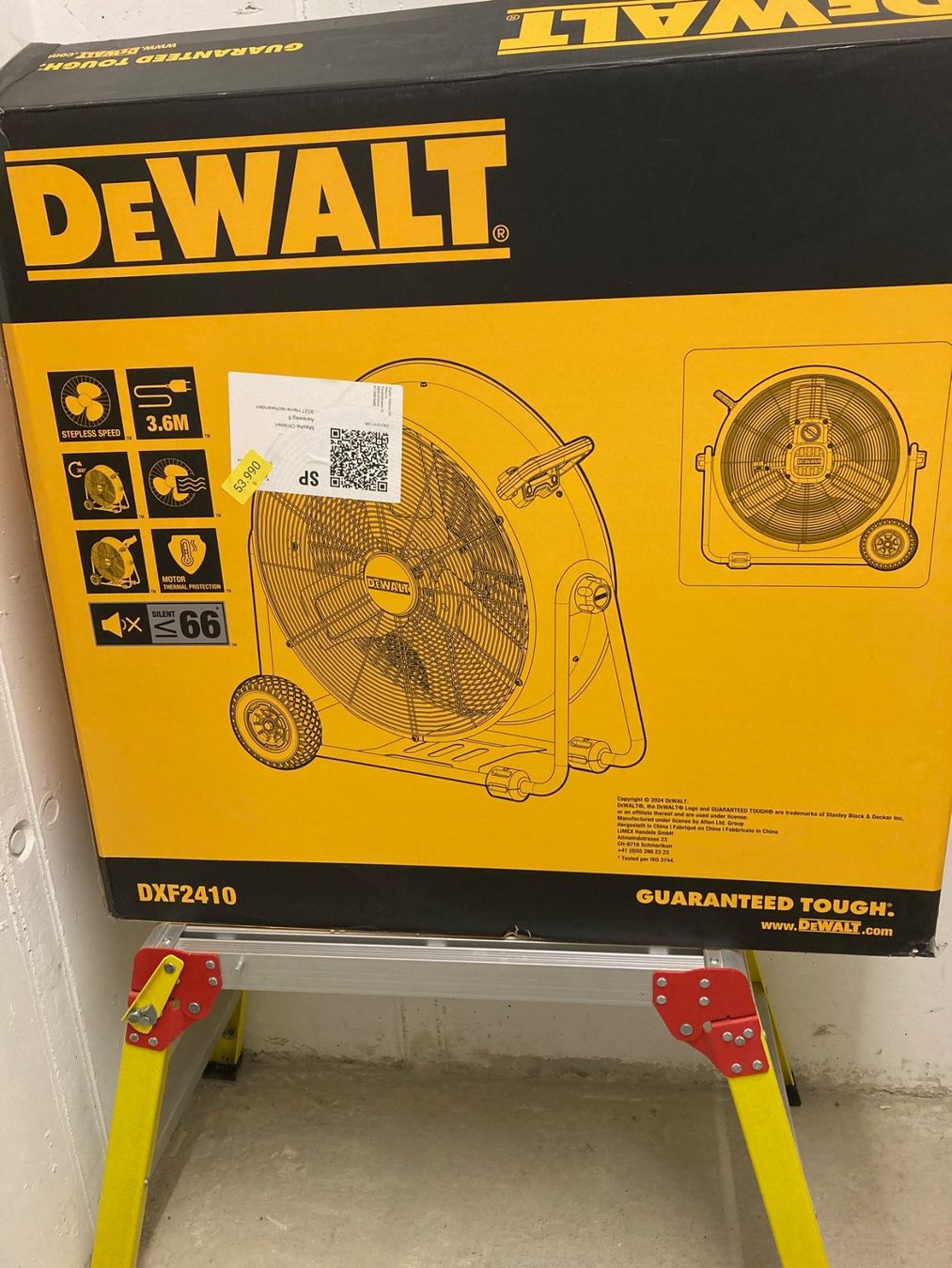 Dewalt Ventilatori: DeWalt DXF2410 Ventilator, im Originalkarton – Usato da Herrenschwanden venduto da Dadude
