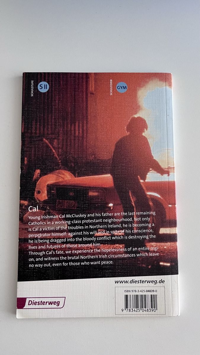 Bücher: Bernard Mac Laverty - Cal, ein Klassiker der Gegenwart! – Gebraucht aus Muri AG von lo.ren93 1