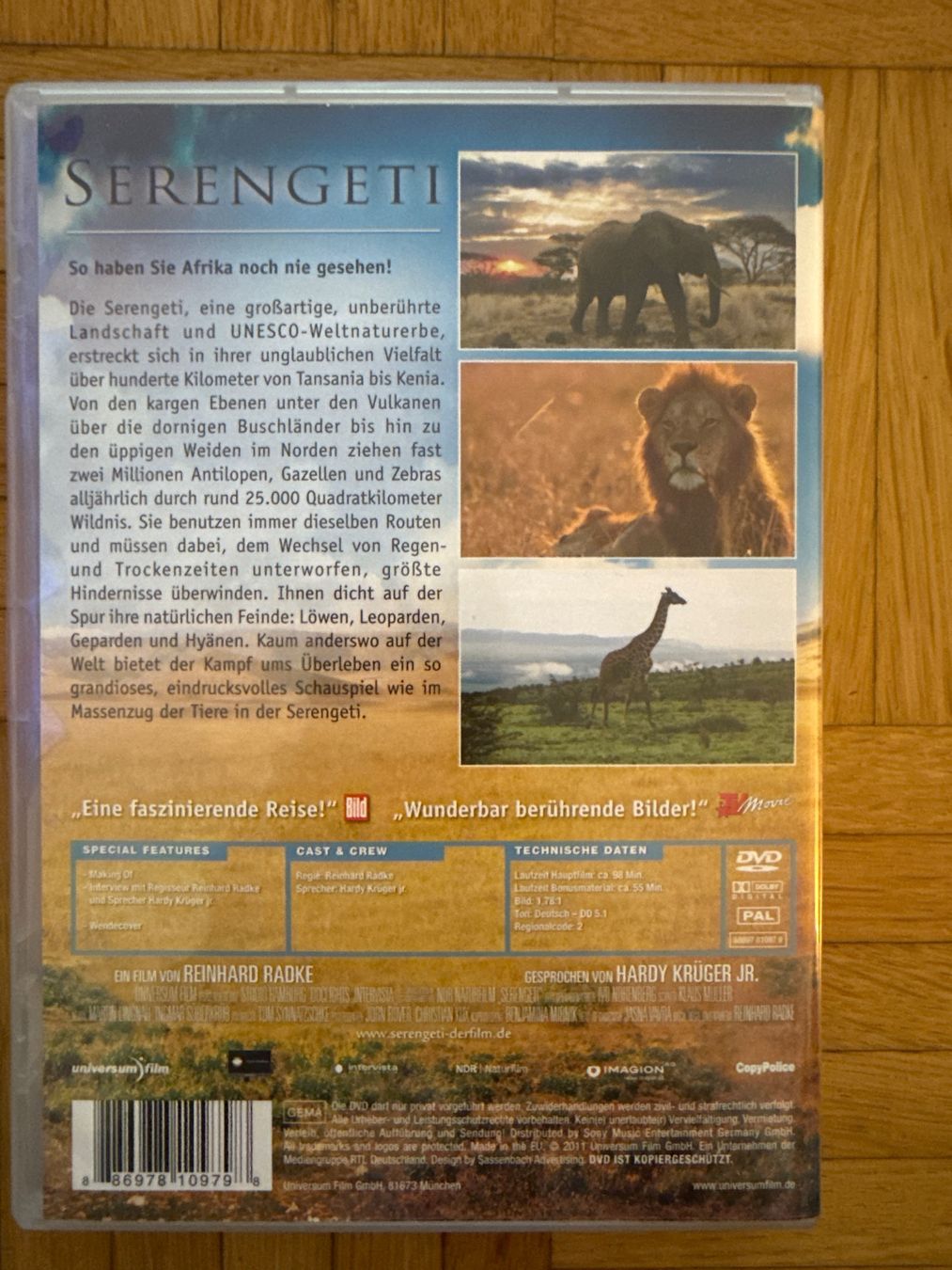 Tutti i DVDs: Serengeti – Usato da Brunnen venduto da pel_vk7g 1