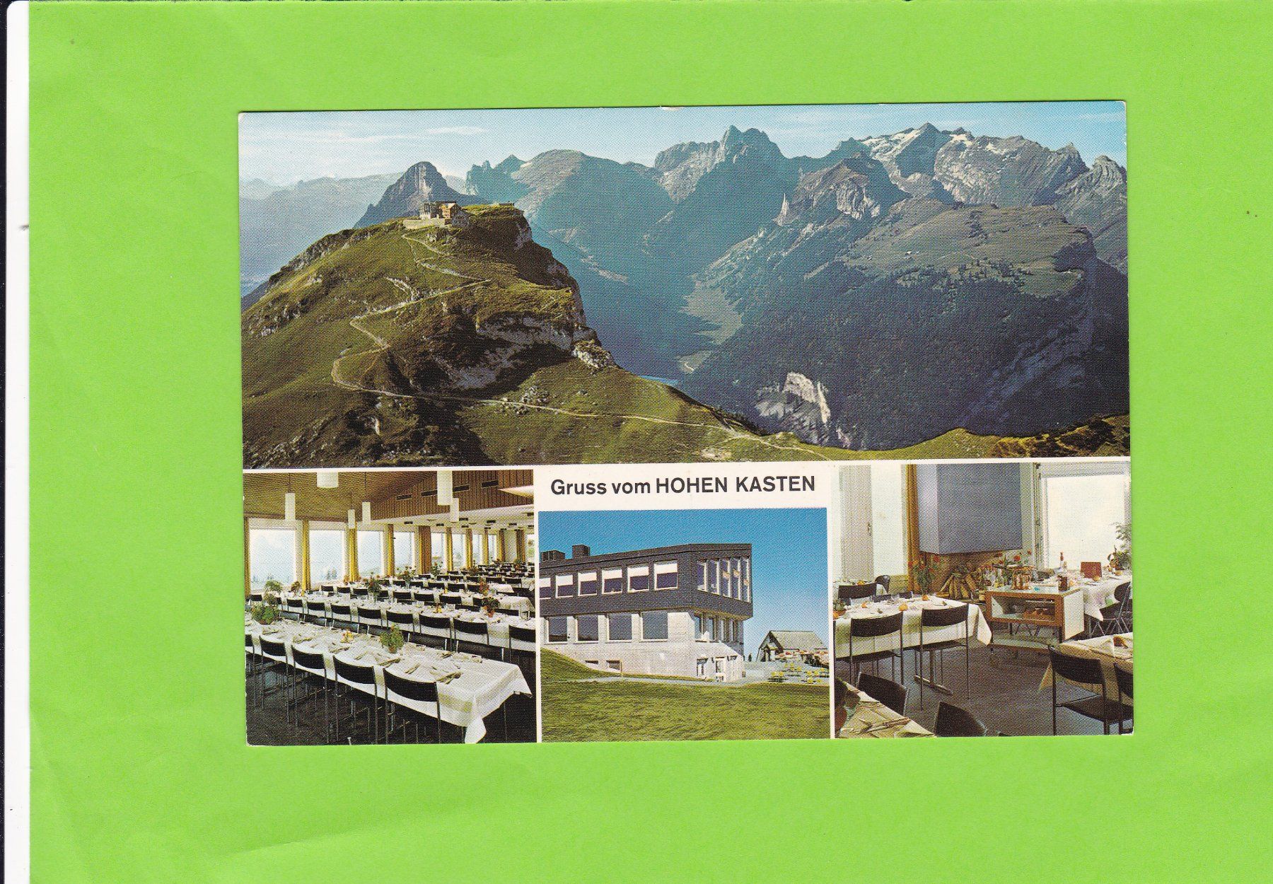 Cartoline postali: Gruss vom Hohen Kasten – Usato da St. Peterzell venduto da neckertal