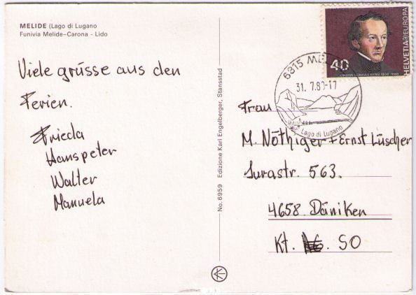 Cartes postales: Melide - 3 Bild AK – D'occasion à Binningen par Mountainrider 1