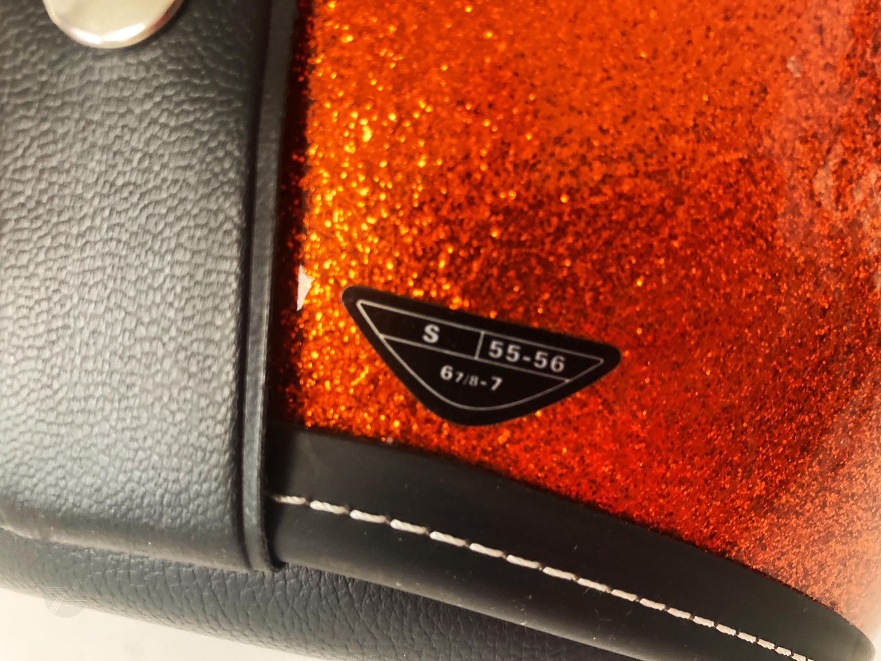 AGV Helme & Visiere: Motorradhelm Orange Flake Glitzer 1970s Design Style Helm – Neu (gemäss Beschreibung) aus Wetzikon ZH von cyan74 3