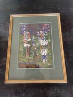 Tableau Ancien Tissu Persan 