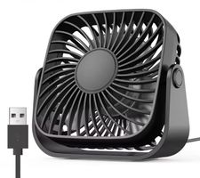 USB Tischventilator für Büro, Küche & Camping 