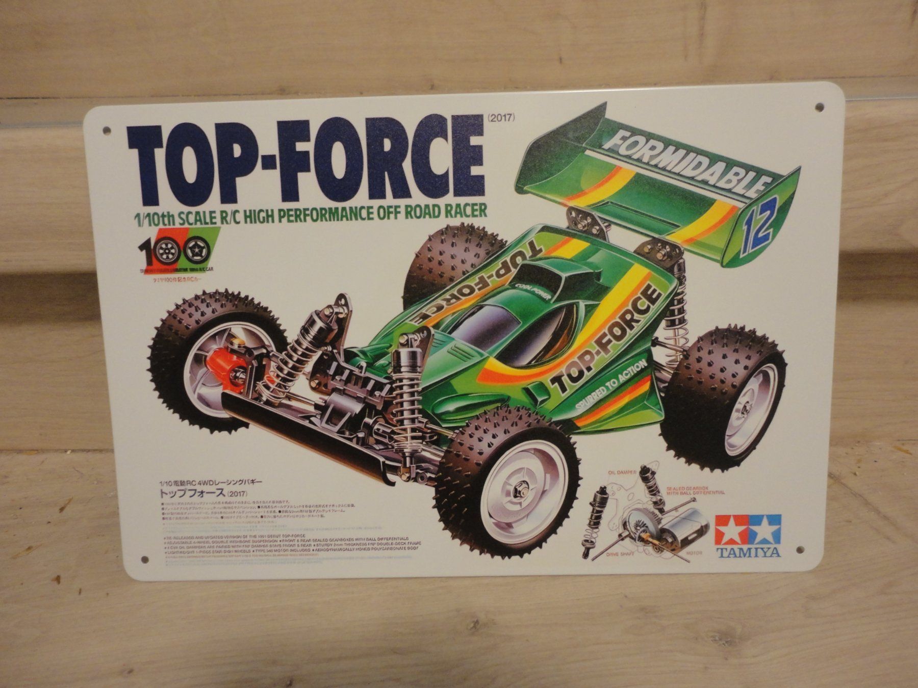RC Modellbau: Blechschild, cooler Hingucker! Retro! – Neu und originalverpackt aus Horgen von RcModell