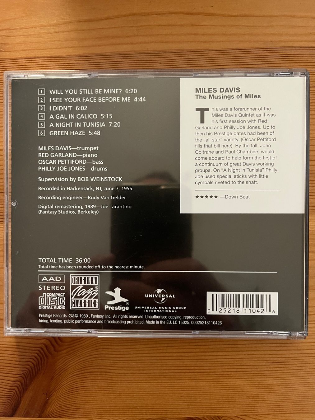 CD: MILES DAVIS - THE MUSINGS OF MILES – Usato da Lausanne venduto da sbar224 1