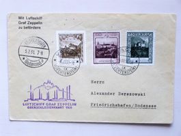 FL  ZEPPELIN Flug 1931, OBERSCHLESIENFAHRT, VADUZ 4.VII.31 >