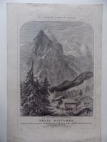 Wellhorn und Wetterhorn Xylographie