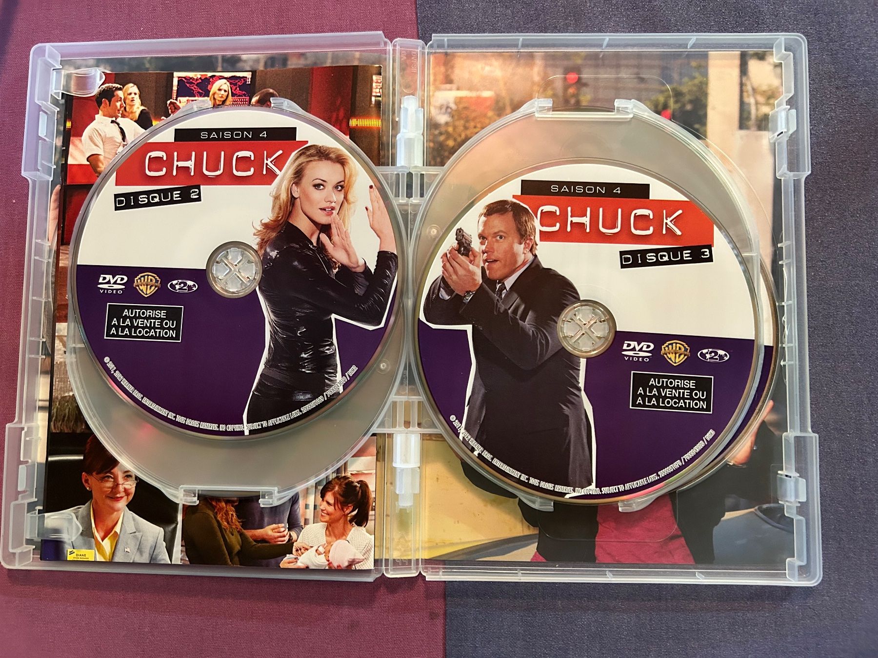 Alle DVDs: CHUCK SAISON 4 – Gebraucht aus St-Cierges von Crisi53 3
