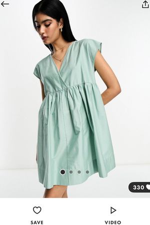Mintgrünes Sommerkleid, Gr. 34