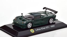 Lotus Elise GT1 1997 dunkelgrün      1:43 von Altaya / IXO