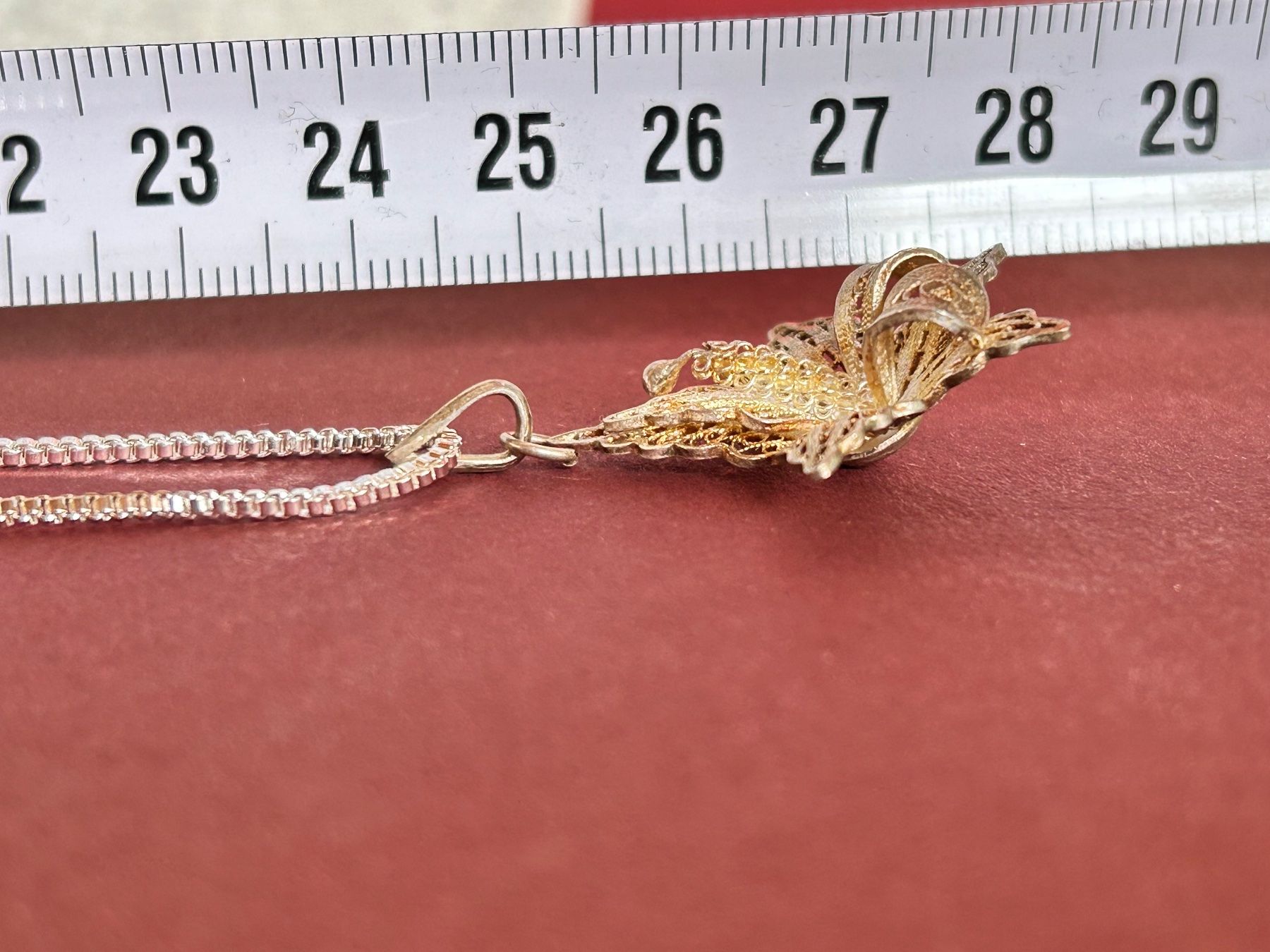 Anhänger: Kette mit Orchidee (Silber) – Gebraucht aus Dittingen von Bellevista 1