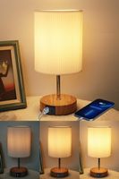 Nachttischlampe Touch Dimmbar mit USB