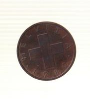MONETA SVIZZERA 1 centesimo 1982 usata - circolata Rame