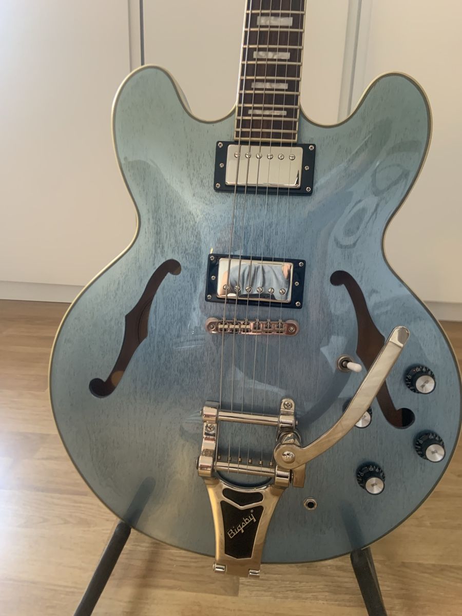 Epiphone Strumenti musicali: Epiphone Dot ES 355 TE, Pelham blue – Usato da Wetzikon ZH venduto da nicolatuck 2