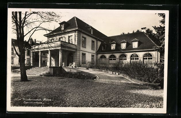Cartoline postali: Aarau, Kant. Krankenanstalt, Operationsh – Usato da Berlin venduto da bartko-reher
