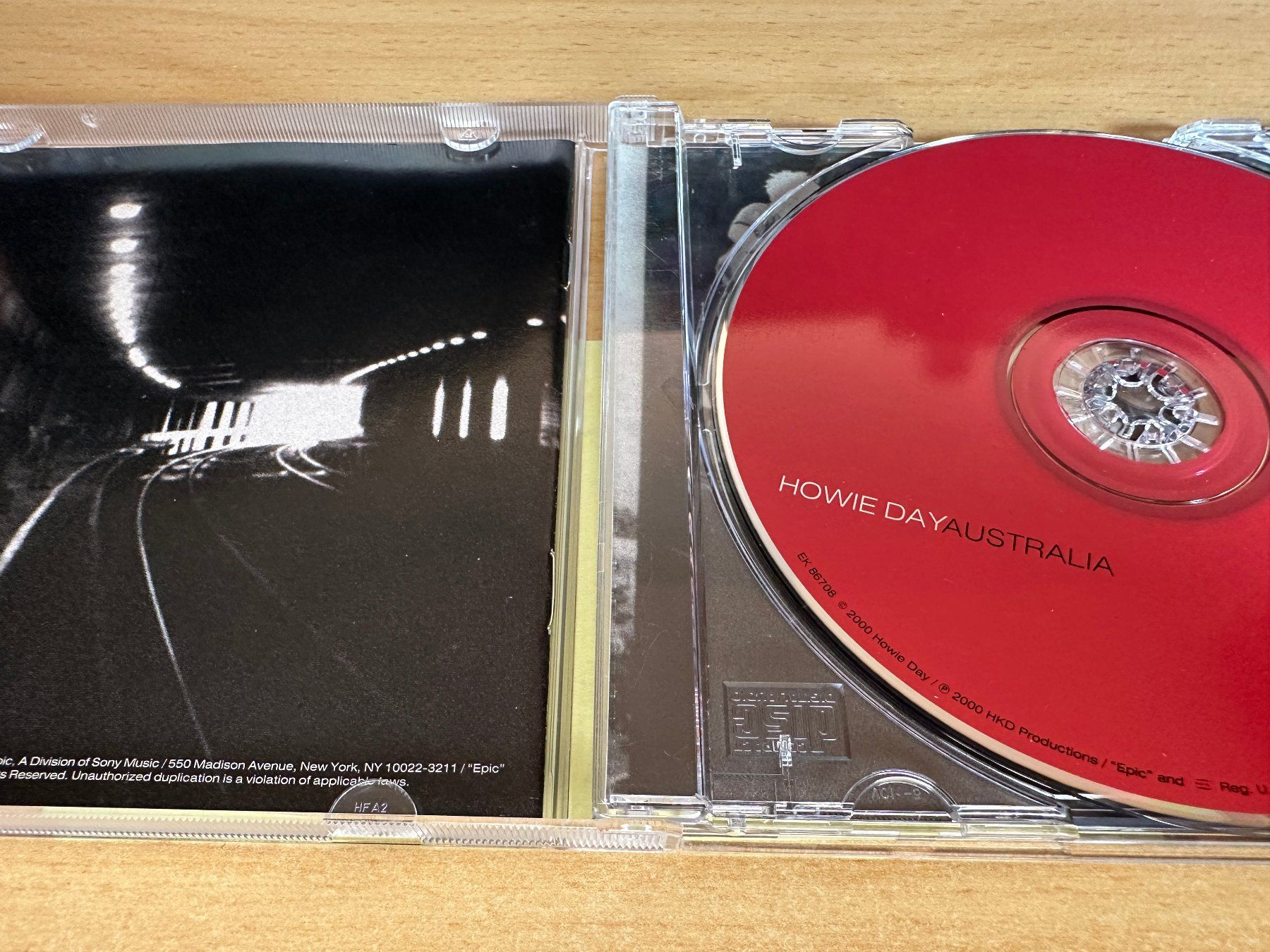 CD: Howie Day – Australia – Usato da Rikon im Tösstal venduto da Alpenmutz 2