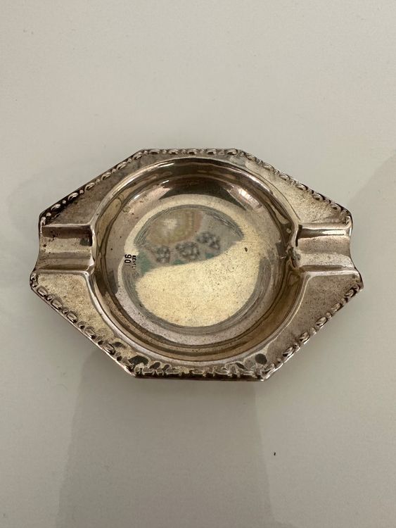 Cendrier rond en aluminium argenté - Avantgard - Kare Design