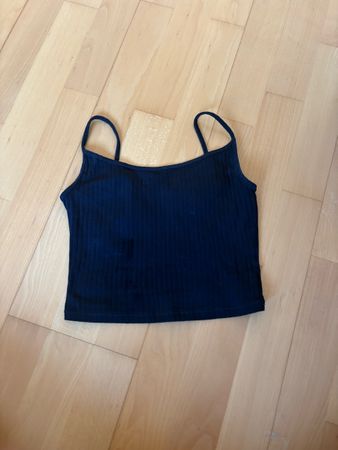 Schwarzes Crop Top von Tally Weijl, grösse S