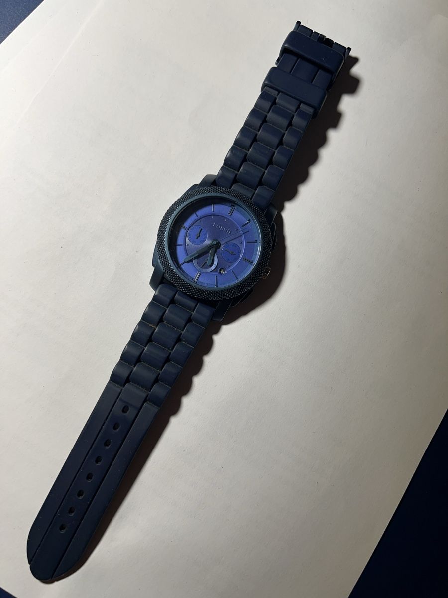 Fossil Orologi: Fossil Herrenuhr, dunkelblau, – Usato da Winterthur venduto da Fredy972