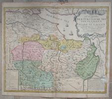 St. Gallen  Landkarte  von Walser 1768 selten