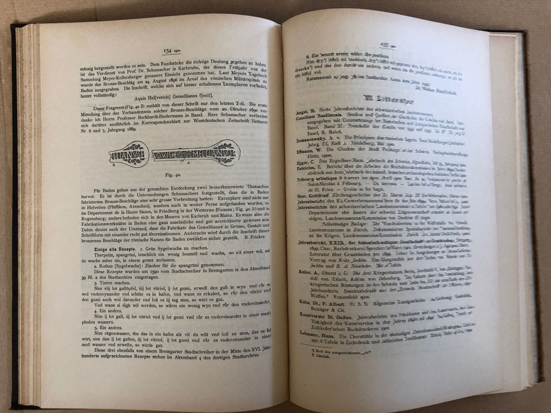 Riviste & Magazine: Anzeiger Schweiz. Altertumskunde 1900 – Usato da Zürich venduto da allp 6