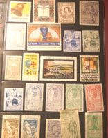 Briefmarken-vignetten Sammlung,  seltene Stücke, Top Zustand
