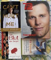 Bücher Konvolut David Goggins Tom Brady 4 Stk