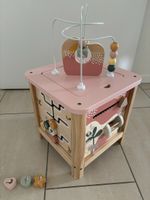 Vertbaudet Motorikwürfel aus Holz, rosa - sehr guter Zustand