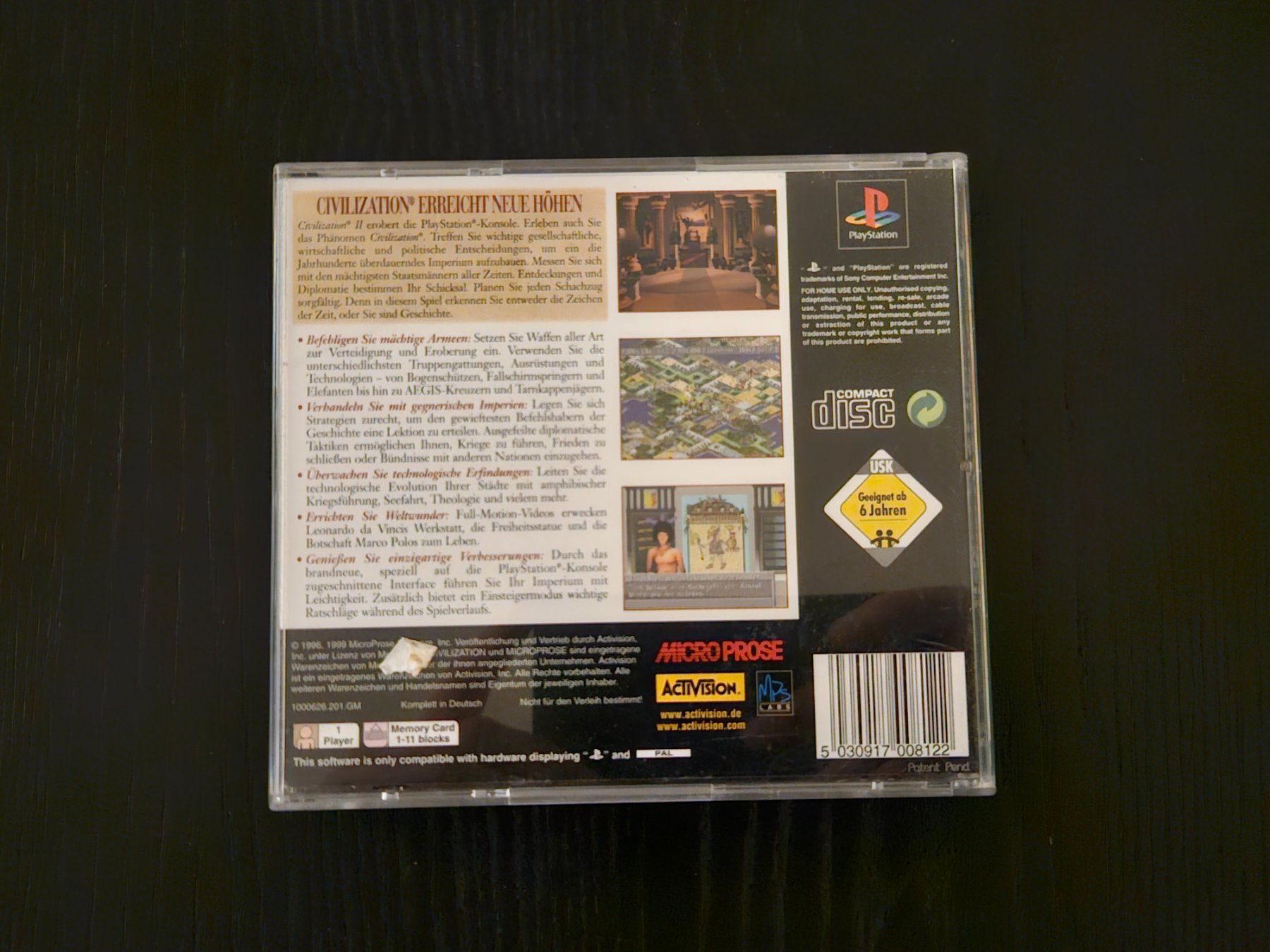 Sony Giochi: Civilization II (PS1) – Usato da Zürich venduto da sodamnme 2