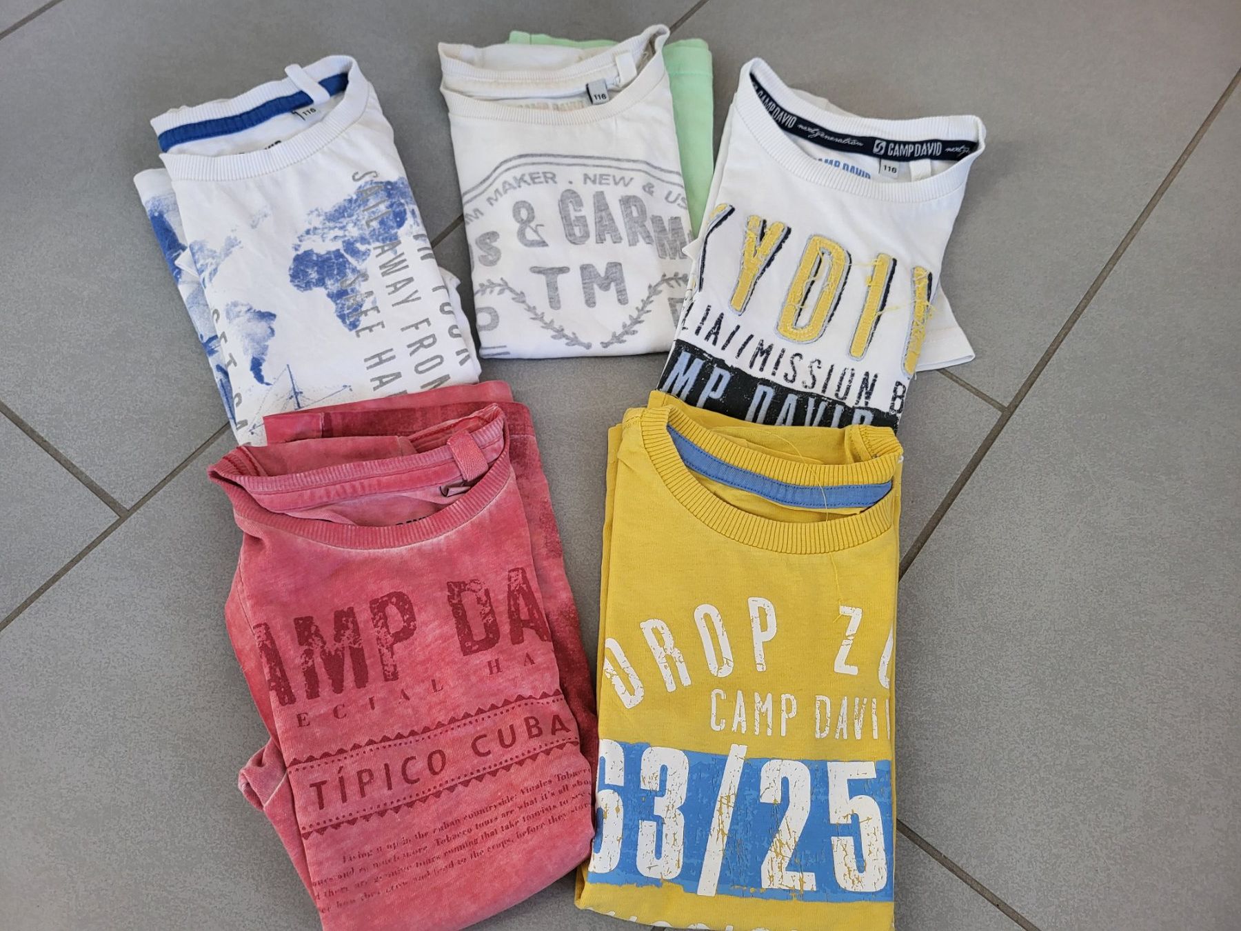 Camp David Camicie, T-shirt & Polo: T-Shirts David Camp 5 Stk gr. 116 – Usato da Boswil venduto da i12i 7